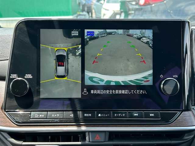 日産 オーラ G FOUR レザーエディション 宮城県 2024(令6)年 1.7万km ピュアホワイトパール 寒冷地仕様/・デアイサー/・LEDリアフォグランプ/コネクトナビゲーションシステム/・メモリーナビ/・9インチワイドディスプレイ/・地デジTV/・BOSEパーソナルプラスサウンドシステム/・USB電源ソケットタイプC(前席)/・ワイヤレス充電/・ETC2.0/・プロパイロット/・SOSコール/＝＝＝/4WD/インテリジェントエマージェンシーブレーキ/踏み間違い衝突防止アシスト/標識検知機能/前方衝突予測警報/車線逸脱警報/ふらつき警報/車線逸脱防止支援システム/エマージェンシーストップシグナル/後側方衝突防止支援システム/後側方車両検知警報/後退時車両検知機能/インテリジェントルームミラー/インテリジェントアラウンドビューモニター/純正ナビ/フルセグTV/Bluetooth/HDMI/USB/ドライブレコーダー/電動パーキングブレーキ/ブレーキホールド/本革シート/シートヒーター/ステアリングヒーター/アダプティブLEDヘッドランプ/フォグランプ/スマートキー/スペアキー有/純正17インチAW/純正フロアマット/取扱説明書/保証書