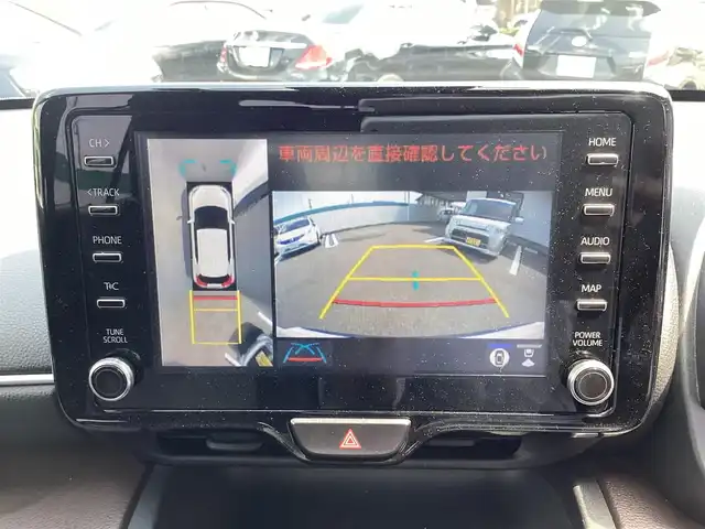 トヨタ ヤリスクロス ハイブリッド Z 岡山県 2021(令3)年 4.6万km ブラックマイカ/ホワイトパールクリスタルシャイン 2トーン 純正ナビ/フルセグTV/BT/全方位カメラ/ETC/ハーフレザーシート/パワーシート/Ｄ/Ｎシートヒーター/ハンドルヒーター/ドラレコ/純正18ＡＷ/LEDヘッドライト/オートライト/オートハイビーム/コーナーセンサー/衝突軽減ブレーキ/レーンキープアシスト/アダプティブクルーズコントロール/オートホールド/スマートキー/プッシュスタート