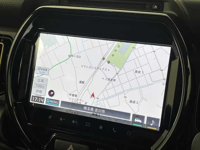 スズキ ハスラー HYBRID X 埼玉県 2025(令7)年 0.1万km未満 ブルーイッシュブラックパール3 届出済未使用車　/純正９インチナビ　/CD DVD 地デジＴＶ Bluetooth/全方位モニター　/スズキセーフティサポート/衝突軽減ブレーキ/レーダークルーズコントロール/レーンキープアシスト/クリアランスソナー /シートヒーター　　/LEDオートライト　/スマートキー/純正アルミホイール