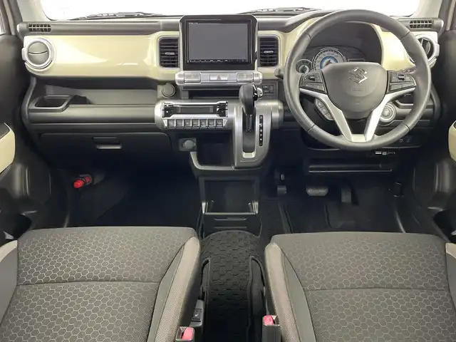 スズキ クロスビー HYBRID MZ 新潟県 2018(平30)年 7.1万km キャラバンアイボリーパールメタリック/ホワイト 2トーンルーフ ワンオーナー/４WD/ターボ/全方位モニター/スズキセーフティサポート/デュアルセンサーブレーキサポート/車線逸脱警報/ハイビームアシスト/リヤパーキングセンサー/誤発進抑制機能/後退時ブレーキアシスト/ヒルディセントコントロール/クルーズコントロール/パドルシフト/シートヒーター/純正ナビ/（CD/DVD/フルセグ/SD/USB/Bluetooth）/ETC/LEDヘッドライト/純正16インチアルミホイール