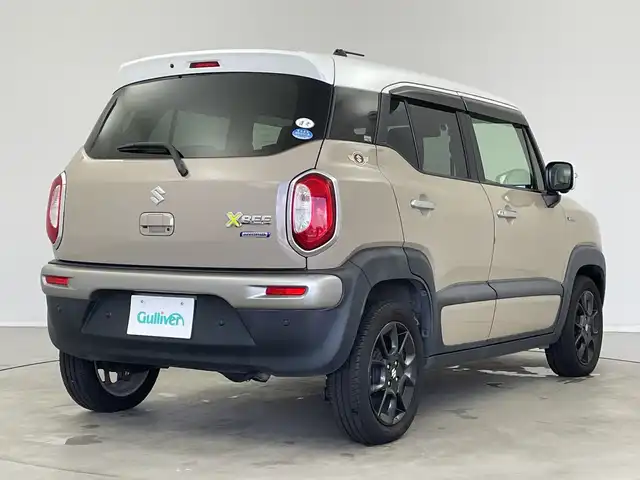 スズキ クロスビー HYBRID MZ 新潟県 2018(平30)年 7.1万km キャラバンアイボリーパールメタリック/ホワイト 2トーンルーフ ワンオーナー/４WD/ターボ/全方位モニター/スズキセーフティサポート/デュアルセンサーブレーキサポート/車線逸脱警報/ハイビームアシスト/リヤパーキングセンサー/誤発進抑制機能/後退時ブレーキアシスト/ヒルディセントコントロール/クルーズコントロール/パドルシフト/シートヒーター/純正ナビ/（CD/DVD/フルセグ/SD/USB/Bluetooth）/ETC/LEDヘッドライト/純正16インチアルミホイール