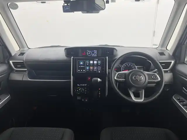 トヨタ ルーミー カスタムG－T 茨城県 2022(令4)年 2.9万km ブラックマイカメタリック/パールホワイト2トーン 純正ＤＡ/Bluetooth/フルセグ/radio/USB，iPod/AppleCarplay/AndroidAut/スマートアシスト/衝突回避支援ブレーキ機能/衝突警報機能/車線逸脱警報機能/路側逸脱警報/ふらつき警報/ブレーキ制御付誤発進抑制機能（前方・後方）/先行車発進お知らせ機能/アダプティブドライビングビーム/オートハイビーム/標識認識機能（進入禁止/最高速度/一時停止）/全車速追従機能付ACC（停止保持機能あり）/バックカメラ/両側パワースライドドア/LEDヘッドライト/オートライト/D+N席シートヒーター/純正AW/純正フロアマット/前後ドラレコ/前後コーナーセンサー