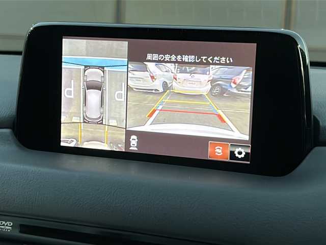 マツダ ＣＸ－５ XD プロアクティブ 広島県 2019(平31)年 6.1万km スノーフレイクホワイトパールマイカ 禁煙/ＣＤ／ＤＶＤプレーヤー＋地上デジタルＴＶチューナー（フルセグ）/３６０°ビュー・モニター＋フロントパーキングセンサー（センター／コーナー）/SBS/SCBS /交通標識認識/ドライバーアテンションアラート/レーンキープアシスト/レーダークルーズコントロール/コーナーセンサー/BSM/HUD/マツダコネクトナビ/・フルセグ/CD/DVD/Bluetooth/AUX/USB/後席モニター（Qrion）/パワーバックドア/パワーシート／シートメモリー/革巻きステアリング/ステアリングスイッチ/LEDヘッドライト/オートライト/トノカバー/ドアバイザー/純正ドライブレコーダー/ETC/純正19インチアルミホイール/W+サイド+カーテンエアバック