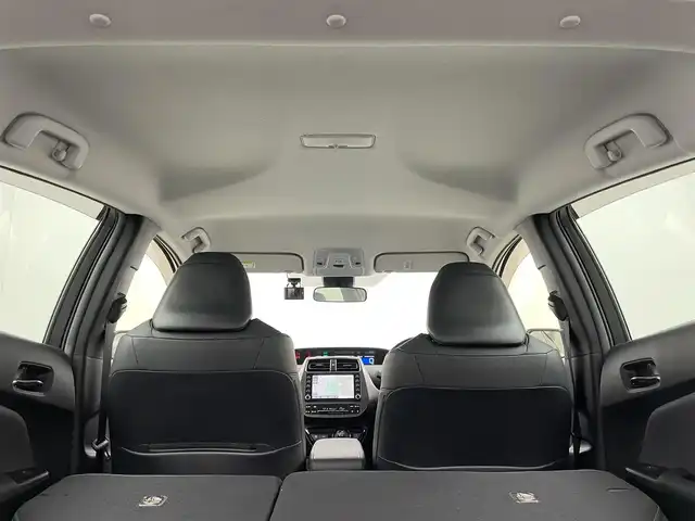 トヨタ プリウス S ツーリングセレ ブラックED 岡山県 2021(令3)年 3.8万km プラチナホワイトパールマイカ 純正８インチディスプレイオーディオ/ＡＣ１００Ｖ電源/ビルトインＥＴＣ/ドライブレコーダー（前/後）/バックカメラ/追従型クルーズコントロール/合皮シート/シートヒーター（運転席/助手席）/衝突軽減ブレーキ/コーナーセンサー（前/後）/LEDヘッドライト/オートライト/オートハイビーム/フォグランプ/禁煙車/純正17インチAW/スマートキー×1/新車保証書/スペアキー×１