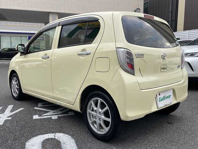 トヨタ ピクシスエポック G SA 千葉県 2014(平26)年 0.5万km コットンアイボリー スマートアシスト/純正SDナビ/ワンセグTV/【CD再生機能　Bluetooth接続】/ドライブレコーダー/革巻きステアリング/ウインカーミラー/純正14インチアルミホイル/スマートキー