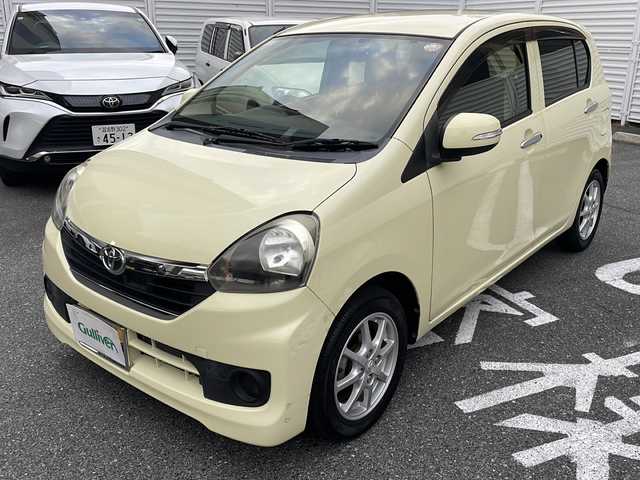 トヨタ ピクシスエポック G SA 千葉県 2014(平26)年 0.5万km コットンアイボリー スマートアシスト/純正SDナビ/ワンセグTV/【CD再生機能　Bluetooth接続】/ドライブレコーダー/革巻きステアリング/ウインカーミラー/純正14インチアルミホイル/スマートキー