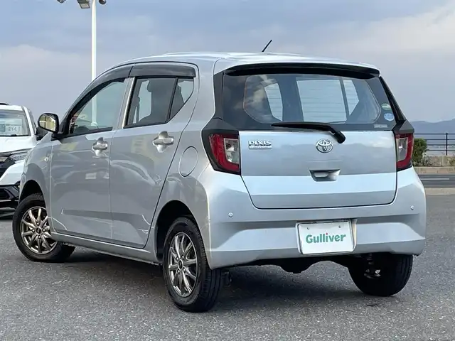 トヨタ ピクシスエポック L SAⅢ 島根県 2017(平29)年 2.9万km ブライトシルバーM 登録時走行距離28548km/社外ナビ(Bluetooth/AM/FM/CD/DVD)/フルセグテレビ/アイドリングストップ/衝突被害軽減ブレーキ/レーンキープアシスト/横滑り防止装置/前後コーナーセンサー/社外13インチAW/スペアキー/ドアバイザー/4WD/禁煙車