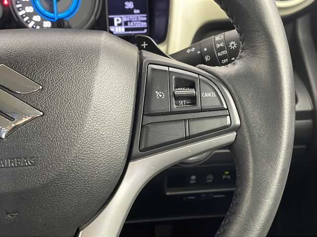 スズキ クロスビー HYBRID MZ 栃木県 2018(平30)年 1.5万km ラッシュイエローメタリック/ブラック2トーンルーフ 純正メモリーナビ(Panasonic CN-RZ846)/・Bluetooth/フルセグTV/CD/DVD/SD/USB/FM/AM/全周囲カメラ/スズキセーフティサポート/・デュアルセンサーブレーキサポート/・誤発進抑制/・車線逸脱抑制/・レーダークルーズコントロール/・標識認識/・先行車発進お知らせ　/シートヒーター(D/N席)/ドライブレコーダー/ビルトインETC/LEDヘッドライト/LEDフォグランプ/ドアバイザー/純正フロアマット/純正16インチアルミホイール/スマートキー×1本/サイド+カーテンエアバッグ