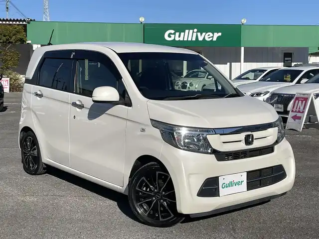 ホンダ Ｎ ＷＧＮ G Lパッケージ 千葉県 2018(平30)年 4.6万km プレミアムホワイトパールⅡ ワンオーナー/純正SDナビ【VXM-184VFi】/・CD/DVD/Bluetooth/フルセグTV/バックカメラ/スマートキー/純正ドライブレコーダー/純正ビルトインETC/ベンチシート/USB給電/ヘッドライトレベライザー/ドアバイザー/社外15インチアルミホイール