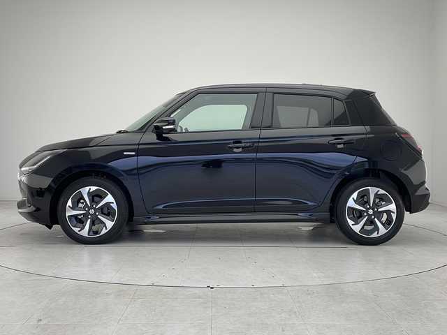 スズキ スイフト HYBRID MZ 愛知県 2024(令6)年 0.1万km未満 スーパーブラックパール 登録済未使用車/衝突軽減システム/純正ディスプレイオーディオ（ナビあり）/全方位カメラ/レーダークルーズコントロール/シートヒーター/バックカメラ/純正アルミホイール/コーナーセンサー/ブラインドスポットモニター/LEDヘッドライト/LEDヘッドライト/パドルシフト/オートマチックハイビーム/フルセグTV/CD/Bluetooth/ステアリングスイッチ/スマートキー/プッシュスタート