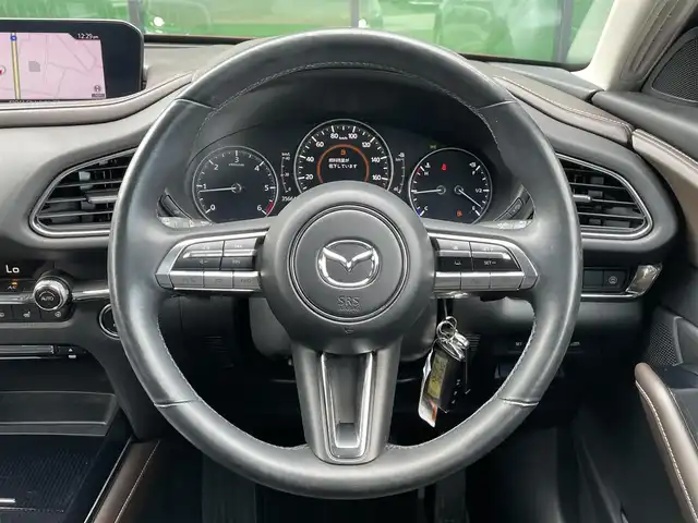 マツダ ＣＸ－３０ XD Lパッケージ 香川県 2019(令1)年 3.6万km ソウルレッドクリスタルM 登録時走行距離：35663km/メーカー純正ナビ/　CD DVD BT フルセグTV/バックカメラ/衝突被害軽減装置/レーンキープアシスト/レーダークルーズコントロール/ブラインドスポットモニター/ヘッドアップディスプレイ/パワーバックドア/LEDヘッドライト/オートライト/MTモード付AT/パドルシフト/革巻きステアリング/レザーシート/シートヒーター/パワーシート/シートメモリ/プッシュスタート/スマートキー