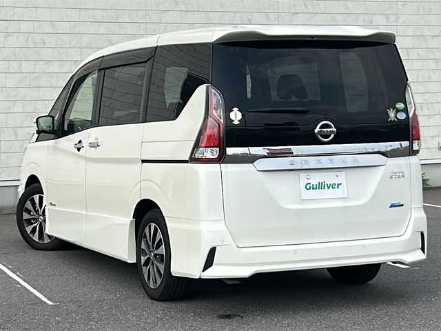 日産 セレナ ハイウェイスター G 茨城県 2016(平28)年 8.5万km ブリリアントホワイトパール AIS検査済み/セーフティパック/エマージェンシーブレーキ/純正ナビゲーション/フルセグTV/アラウンドビューモニター/後席フリップダウンモニター/両側電動スライドドア/LEDヘッドライト/スマートキー/スペアキー/プッシュスタート/純正アルミホイール/新車保証書