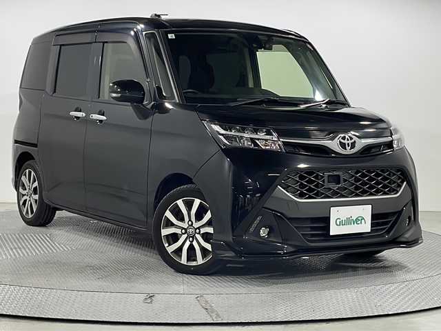 トヨタ タンク カスタムG－T 広島県 2017(平29)年 5.5万km ブラックマイカメタリック 禁煙/純正ナビ/両側パワースライドドア/バックカメラ/スマートアシスト/・衝突回避支援ブレーキ/・車線逸脱警報/・誤発進抑制機能/リアコーナーセンサー/クルーズコントロール/LEDヘッドランプ/フォグランプ/オートライト/純正アルミホイール/スマートキー/ETC/前後ドライブレコーダー