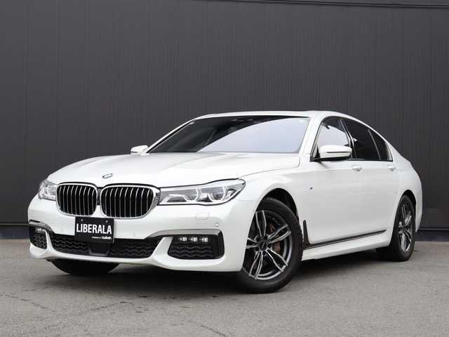 ＢＭＷ ７４０ｄ xDrive Mスポーツ 静岡県 2018(平30)年 3.6万km パール 衝突軽減ブレーキ　/茶革　/ハーマンカードン　/ＡＣＣ　/ＬＥＤ　/３６０°カメラ　/ＳＲ　/ＨＵＤ　/ジェスチャーコントロール　/パワーシート／ヒーター／エアー／メモリ　/パドルシフト　/純正ナビＴＶ　/ドラレコ