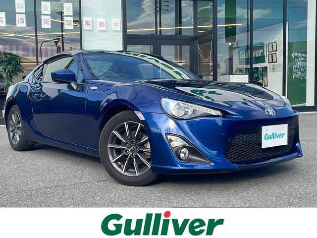 トヨタ ８６ G 兵庫県 2012(平24)年 2.6万km 青 純正ミュージックサーバー/・AM/FM/・AUX/・USB/・CD/カーテンエアバック/VSC/オートライト/リモコンキー/純正アルミホイール/アルミペダル/MT付きAT