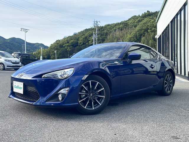 トヨタ ８６ G 兵庫県 2012(平24)年 2.6万km 青 純正ミュージックサーバー/・AM/FM/・AUX/・USB/・CD/カーテンエアバック/VSC/オートライト/リモコンキー/純正アルミホイール/アルミペダル/MT付きAT