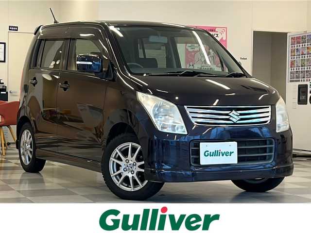 スズキ ワゴンＲ LTD 岐阜県 2011(平23)年 6.5万km ミステリアスバイオレットパール ワンオーナー/ケンウッドナビ /TV/ETC/純正フロアマット/ワイドバイザー/社外14インチアルミホイール/HIDヘッドライト/スマートキー/プッシュスタート/純正エアロ/純正アルミ４本車載
