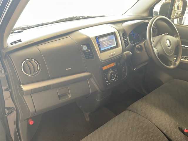 スズキ ワゴンＲ LTD 岐阜県 2011(平23)年 6.5万km ミステリアスバイオレットパール ワンオーナー/ケンウッドナビ /TV/ETC/純正フロアマット/ワイドバイザー/社外14インチアルミホイール/HIDヘッドライト/スマートキー/プッシュスタート/純正エアロ/純正アルミ４本車載