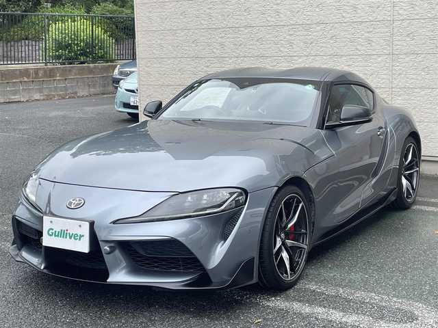 トヨタ スープラ RZ 埼玉県 2019(令1)年 6.3万km グレー /純正メモリナビ//フルセグTV//バックカメラ//Bluetoothオーディオ//アダプティブクルーズコントロール//ETC//スマートキー×2//LEDヘッドライト//ハーフレザーシート//両席パワーシート//両席シートヒーター//衝突軽減ブレーキ//車線逸脱警報//ブラインドスポットモニター//クリアランスソナー//W.サイド.カーテンエアバッグ//ABS//横滑り防止装置//オートライト//スモークフィルム//純正19インチAW//HKSマフラー//新車時保証書//取扱説明書//ナビ取説
