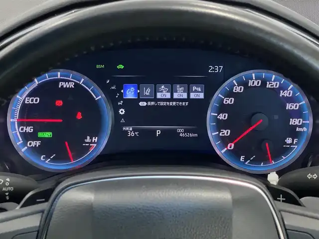 トヨタ クラウン ハイブリッド RS アドバンス 岐阜県 2018(平30)年 4.7万km ホワイトパールクリスタルシャイン サンルーフ　/ブラインドスポットモニター　/ヘッドアップディスプレイ　/メーカー純正SDナビ/bluetooth/フルセグTV/CD　/ドライブレコーダー　/パノラミックビューモニター　/デジタルインナーミラー/トヨタセーフティセンス/スペアキー/カードキー/白レザーシート/シートヒーター・エアシート/レーダークルーズコントロール/ビルトインETC2.0/取扱説明書/保証書