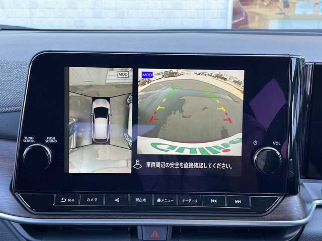 日産 オーラ G FOUR レザーエディション 道東・釧路十勝 2023(令5)年 2万km ガーネットレッド/スーパーブラック 2トーン 4WD/純正ナビ/　(AM/FM/BT/HDMI)/フルセグTV/アラウンドビューモニター/バックカメラ/2.0ETC/ハンドルヒーター/前席シートヒーター/前後コーナーセンサー/エマージェンシーブレーキ/レーダークルーズコントロール/側方支援/後側方支援/速度標識/前ドライブレコーダー/置くだけ充電/ステアリングスイッチ/電子パーキング/エンジンプッシュスタート