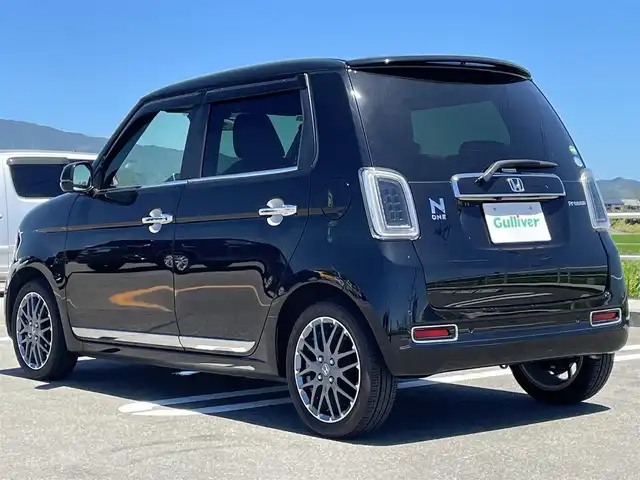 ホンダ Ｎ ＯＮＥ プレミアム ツアラー 佐賀県 2020(令2)年 4.1万km クリスタルブラックパール ワンオーナー/ターボ/純正SDナビゲーション「MDV-D707BT」/・AM/FM/BT/CD/DVD/フルセグ//・バックカメラ/・ナビ連動前後ドライブレコーダー/ハーフレザーシート/・前席シートヒーター/電動パーキングブレーキ/・オートホールド機能/LEDヘッドライト/・オートマチックハイビーム/純正15インチアルミホイール/デイライト/スマートキー/ETC/純正フロアマット/純正ドアバイザー/新車保証書/取扱説明書/スペアキー1本/ホンダセンシング/衝突軽減ブレーキ/誤発進抑制（前後）/路外逸脱抑制/歩行者事故低減ステアリング/先行車発進お知らせ/標識認識/オートハイビーム/アダプティブクルーズコントロール/車線維持支援システム（LKAS）