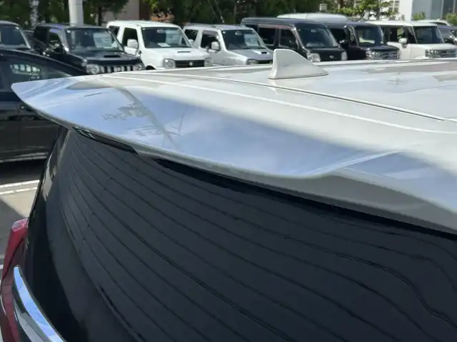 トヨタ アルファードハイブリット SR Cパッケージ 山形県 2019(令1)年 8.2万km ホワイトパールクリスタルシャイン 4WD/純正9インチナビ/ＪＢＬサウンド/純正フリップダウンモニター/全周囲カメラ/ＴＲＤフルエアロ/TRDマフラー/TEIN車高調/トヨタセーフティセンス/レーダークルーズコントロール/デジタルインナーミラー/純正ドライブレコーダー/ビルトインＥＴＣ/黒革シート/シートヒーター&ハンドルヒーター/禁煙車