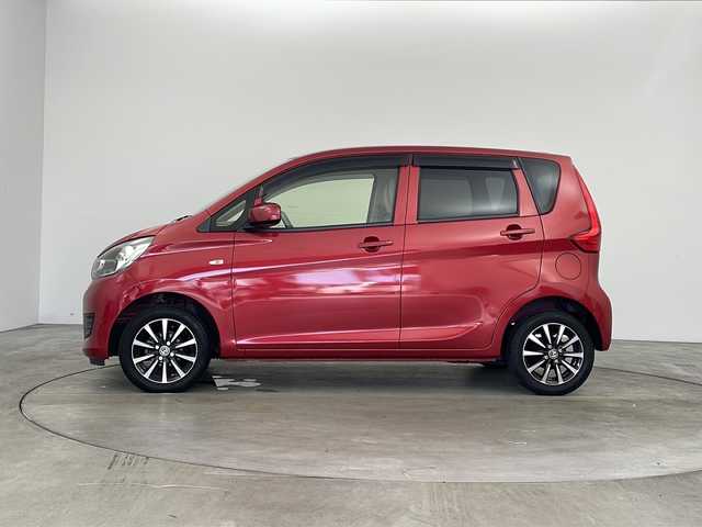 三菱 ｅＫワゴン E 兵庫県 2017(平29)年 4.5万km レッドメタリック ・社外ナビ/・Bluetooth/CD/SD/ワンセグテレビ/・4WD/・運転席シートヒーター/・ETC/・前方ドライブレコーダー/・ヘッドライトレベライザー/・社外14インチアルミホイール/・Wエアバッグ/・フロアマット/・ドアバイザー