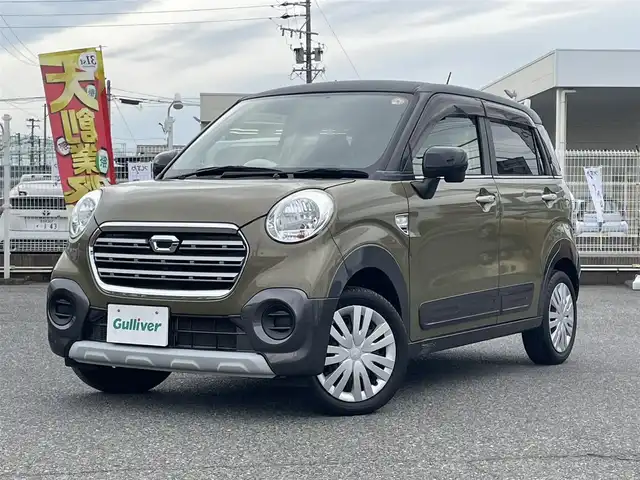ダイハツ キャスト アクティバ X 愛知県 2018(平30)年 4万km オフビートカーキM /禁煙/ワンオーナー//ナビ/CD/DVD/USB/BT//ETC/バックカメラ//プッシュスタート/スマートキー//LEDオートライト//プッシュスタート/スマートキー//バニティミラー//シートリフター//純正フロアマット//純正ドアバイザー//ステアスイッチ/PWR//新車時保証書//取扱説明書//ナビ取説//スペアスマートキー