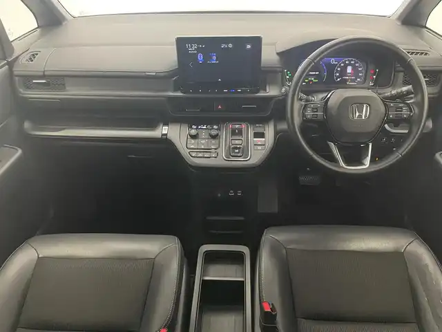 ホンダ ステップワゴン スパーダ eHEV 愛知県 2022(令4)年 3.4万km ミッドナイトブルービームM 純正９型ＤＡ　全方位カメラ　ＢＳＭ　追従クルコン　黒ハーフレザー　両側パワスラ　パドルシフト　フルセグ　ＤＶＤ　シートヒーター　衝突軽減　ETC　コーナーセンサー　LED　オートハイビーム　禁煙車　車線逸脱　スマートキー　プッシュスタート
