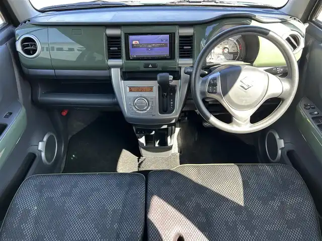 スズキ ハスラー G 静岡県 2019(令1)年 8.9万km クールカーキパールメタリック/ホワイト2トーンルーフ 社外ナビ　/・Ｂｌｕｅｔｏｏｔｈ接続　/・ＵＳＢ入力端子　/デュアルカメラブレーキサポート　/プッシュスタート　/スマートキー　/ステアリングスイッチ　/ベンチシート　/前席シートＨ　/助手席座面下収納　/ＥＴＣ