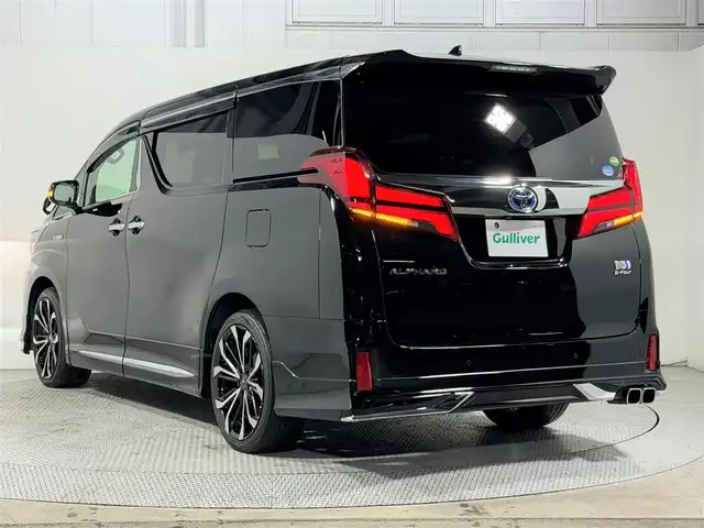 トヨタ アルファードハイブリット SR Cパッケージ 大阪府 2020(令2)年 4.2万km ブラック モデリスタフルエアロ　サンルーフ　デジタルインナーミラー　BSM　モデリスタAW　AC100W　フリップダウンモニター　ナビキット　CD/DVDデッキ　パワーバックドア　衝突軽減ブレーキ　パワーシート
