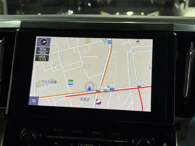 トヨタ アルファードハイブリット SR Cパッケージ 大阪府 2020(令2)年 4.2万km ブラック モデリスタフルエアロ　サンルーフ　デジタルインナーミラー　BSM　モデリスタAW　AC100W　フリップダウンモニター　ナビキット　CD/DVDデッキ　パワーバックドア　衝突軽減ブレーキ　パワーシート