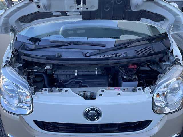 ダイハツ ムーヴ キャンバス G メイクアッフ SA Ⅱ 岐阜県 2017(平29)年 4.9万km パールホワイトⅢ/ナチュラルベージュマイカメタリック 2トーン 禁煙車/社外ナビ/両側パワースライドドア/レーンキープアシスト/衝突軽減ブレーキ/バックカメラ/後方センサー/社外ETC/盗難防止/純正フロアマット/ドアバイザー/プッシュスタート/フォグライト/LEDヘッドライト/オートライト/オートエアコン/スマートキー/スペアキー