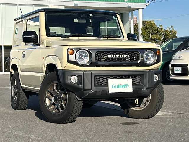 スズキ ジムニー XC 香川県 2020(令2)年 3.4万km シフォンアイボリーメタリックブラック2トーンルーフ 社外ナビ（フルセグTV/CD/DVD/BT)/バックカメラ/前方ドライブレコーダー/シートヒーター/ミラーヒーター/オートライト/ETC/4WD/スマートキー