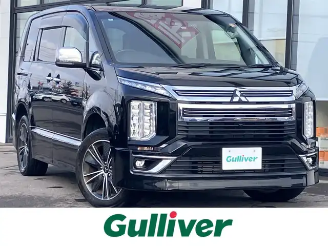 三菱 デリカＤ：５ アーバンギア G パワーパッケージ 道南・函館 2020(令2)年 6.2万km ダイヤモンドブラックマイカ /純正ナビ//フルセグTV//全方位カメラ//ドライブレコーダー//ETC//両側パワースライドドア//オートステップ//衝突被害軽減ブレーキ//レーダークルーズコントロール//車線逸脱警報システム//オートマチックハイビーム//誤発進抑制機能//前席シートヒーター//運転席パワーシート//LEDヘッドライト//オートライト//スマートキー//エンジンプッシュスタート