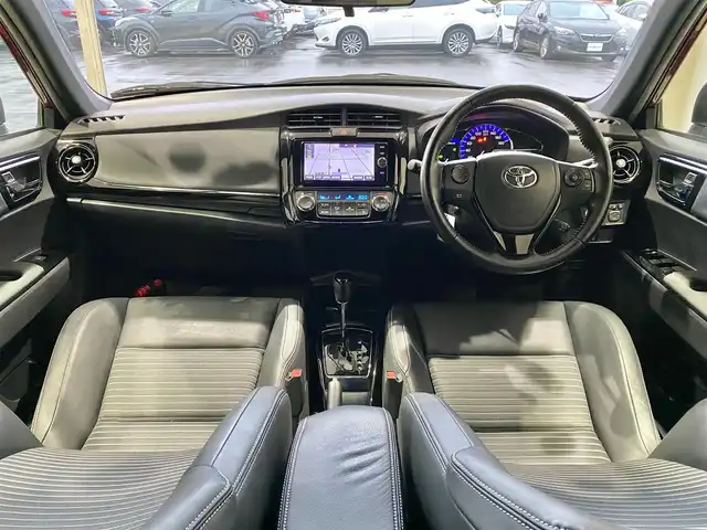 トヨタ カローラ フィールダー ハイブリッドG ダブルバイビー 岐阜県 2018(平30)年 5.1万km センシュアルレッドマイカ ワンオーナー/純正SDナビ(NSZT-W66T)/フルセグTV/Bluetooth/CD/DVD/トヨタセーフティセンス/・プリクラッシュセーフティシステム/・レーンディパーチャーアラート/・オートマチックハイビーム/・先行車発進告知機能/クルーズコントロール/クリアランスソナー/純正ドライブレコーダー(DRT-H66A)/バックカメラ/ハーフレザーシート/オートライト/LEDヘッドライト/純正１６インチＡＷ/純正フロアマット/スペアキー/スマートキー