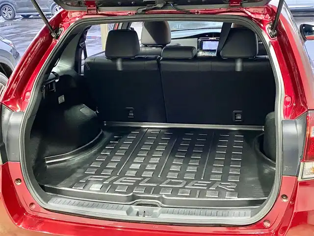 トヨタ カローラ フィールダー ハイブリッドG ダブルバイビー 岐阜県 2018(平30)年 5.1万km センシュアルレッドマイカ ワンオーナー/純正SDナビ(NSZT-W66T)/フルセグTV/Bluetooth/CD/DVD/トヨタセーフティセンス/・プリクラッシュセーフティシステム/・レーンディパーチャーアラート/・オートマチックハイビーム/・先行車発進告知機能/クルーズコントロール/クリアランスソナー/純正ドライブレコーダー(DRT-H66A)/バックカメラ/ハーフレザーシート/オートライト/LEDヘッドライト/純正１６インチＡＷ/純正フロアマット/スペアキー/スマートキー