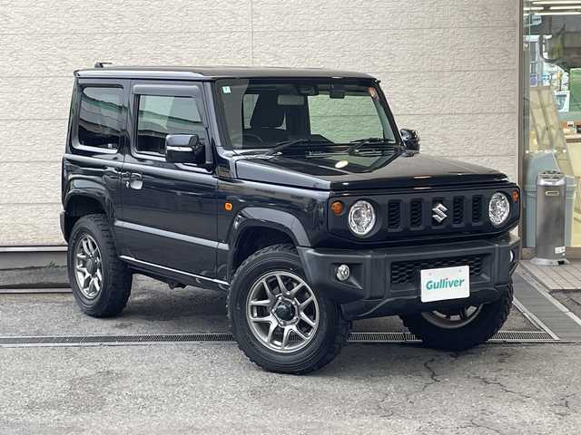 スズキ ジムニー XC 兵庫県 2018(平30)年 5.3万km ブルーイッシュブラックパール3 SDナビ/(CD、DVD、BT)/バックカメラ/LEDヘッドランプ /クルーズコントロールシステム/プッシュスタート/ETC/ステアリングオーディオスイッチ/ヒーテッドドアミラー/革巻きステアリング