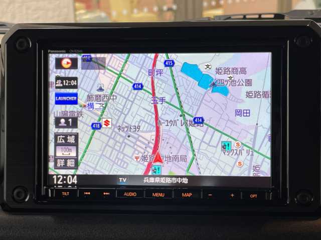 スズキ ジムニー XC 兵庫県 2018(平30)年 5.3万km ブルーイッシュブラックパール3 SDナビ/(CD、DVD、BT)/バックカメラ/LEDヘッドランプ /クルーズコントロールシステム/プッシュスタート/ETC/ステアリングオーディオスイッチ/ヒーテッドドアミラー/革巻きステアリング