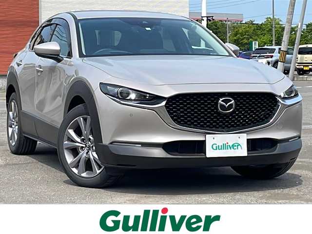 マツダ ＣＸ－３０ 20S プロアクティブツーリングセレ 道央・札幌 2022(令4)年 3.2万km プラチナクォーツメタリック ４WD/ワンオーナー/純正メーカーナビ/CD/DVD/BT/フルセグ/衝突被害軽減ブレーキ/横滑り防止装置/レーダークルーズコントロール/レーンキープアシスト/クリアランスソナー/ブラインドスポットモニター/オフロードトランクションアシスト/アラウンドビューモニター/ビルトインETC/ドライブレコーダー/アイドリングストップ/SPORTMODE/パワーバックドア/D席パワーシート/D席メモリーシート/前席シートヒーター/革巻きステアリング/ステアリングリモコン/パドルシフト/ハンドルヒーター/電動パーキング/オートブレーキホールド/MTモード付AT/プッシュスタート/スマートキー/LEDヘッドライト/オートライト/オートハイビーム/フォグランプ/電動格納ミラー/ウィンカーミラー/純正フロアマット/ドアバイザー/社外AW付冬タイヤ積込/215/60/R16/2019年/山3mm