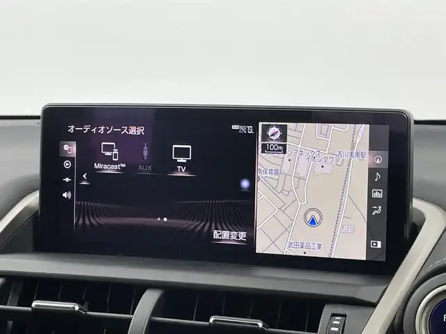 レクサス ＮＸ 300h Iパッケージ 埼玉県 2019(令1)年 4.3万km ソニッククォーツ 純正エアロ　メーカーナビ　バックカメラ　３眼ＬＥＤヘッドライト　キャメルレザー　レーダークルーズ　　パワーバックドア　パワーシート　シートヒーター　地デジフルセグ　セーフティシステムプラス