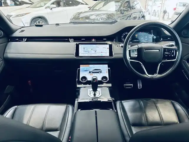 ランドローバー レンジローバーイヴォーク Rダイナミック SE 大阪府 2021(令3)年 1.9万km サントリーニブラック ワンオーナー/HUD/黒革/パワーシート/シートヒーター/Dシートメモリ/ステアリングヒーター/ACC/純正ナビ/360度カメラ/applecarplay/ブラインドスポット/純正21インチAW/LEDヘッドライト/電動リアゲート/ETC/ドラレコ/デジタルインナーミラー