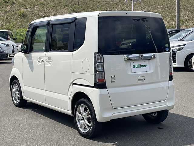 ホンダ Ｎ ＢＯＸ G Lパッケージ 青森県 2014(平26)年 5.6万km プレミアムホワイトパール ・4WD/・社外ナビ（MV-X701）/・フルセグ/・バックカメラ/・CD/DVD/SD/AV-IN/Bluetooth/・プッシュスタート/・スマートキー/・横滑り防止/・アイドリングストップ/・片側パワースライドドア/・ETC/・電動ミラー/・純正フロアマット/・ドアバイザー/・取扱説明書