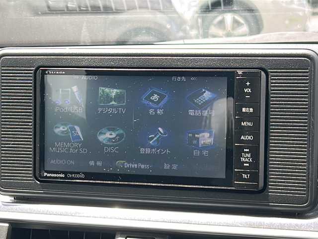 ダイハツ キャスト アクティバ X SAⅡ 茨城県 2015(平27)年 1.6万km ファイアークォーツレッドM 社外ナビゲーション/CD/DVD/Bluetooth/フルセグTV/バックカメラ/アイドリングストップ/横滑り防止装置/衝突被害軽減システム/プッシュスタート/スマートキー×２/ETC/前後ドライブレコーダー/オートライト/ハロゲンヘッドライト