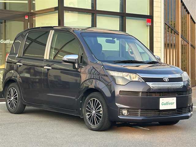 トヨタ スペイド G 愛媛県 2013(平25)年 7.9万km ライトパープルマイカ 社外ナビ（Bluetooth/SD/CD/DVD/フルセグTV)/バックカメラ/前後ドライブレコーダー/ETC/シートヒーター/片側パワースライドドア/純正15インチアルミホイール/純正フロアマット/キセノンヘッドライト/オートライト/ABS/横滑り防止装置/電動格納ミラー/取扱説明書