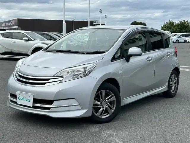 日産 ノート ライダー 奈良県 2012(平24)年 3.2万km ブリリアントシルバー 純正ナビ　[MC312D-W]/バックカメラ/フルセグTV/オーテックAW/社外ETC/リアルーフスポイラー/ドアバイザー