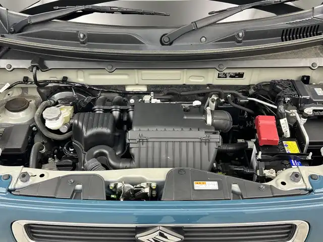 スズキ ハスラー HYBRID G 三重県 2021(令3)年 4.5万km デニムブルー ガンメタリック 2トーン /禁煙車　//社外メモリナビ　//衝突軽減ブレーキ　//レーンキープアシスト　//ＤＮ席シートヒーター//ＥＴＣ　//バックカメラ　//オートＡＣ　//オートライト　//後方コーナーセンサー　//アイドリングストップ　//オートハイビーム 　//ＤＶＤ再生