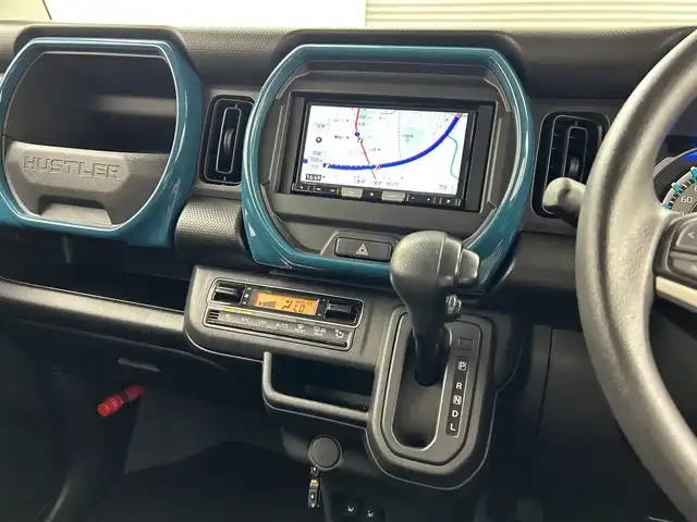 スズキ ハスラー HYBRID G 三重県 2021(令3)年 4.5万km デニムブルー ガンメタリック 2トーン /禁煙車　//社外メモリナビ　//衝突軽減ブレーキ　//レーンキープアシスト　//ＤＮ席シートヒーター//ＥＴＣ　//バックカメラ　//オートＡＣ　//オートライト　//後方コーナーセンサー　//アイドリングストップ　//オートハイビーム 　//ＤＶＤ再生