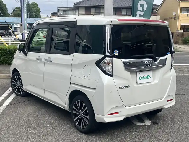 トヨタ ルーミー カスタムG－T 愛知県 2023(令5)年 1.5万km パールホワイトⅢ スマートアシスト/衝突回避支援ブレーキサポート/アルパインメモリーナビTV/DVDビデオ&CD/地デジ　フルセグ/Bluetoothオーディオ/バックカメラ/スマートキー/プッシュスタート/両側パワースライドドア/LEDヘッドライト/オートライト/クルーズコントロール/電動パーキング/ステアリングスイッチ/保証書取説有り